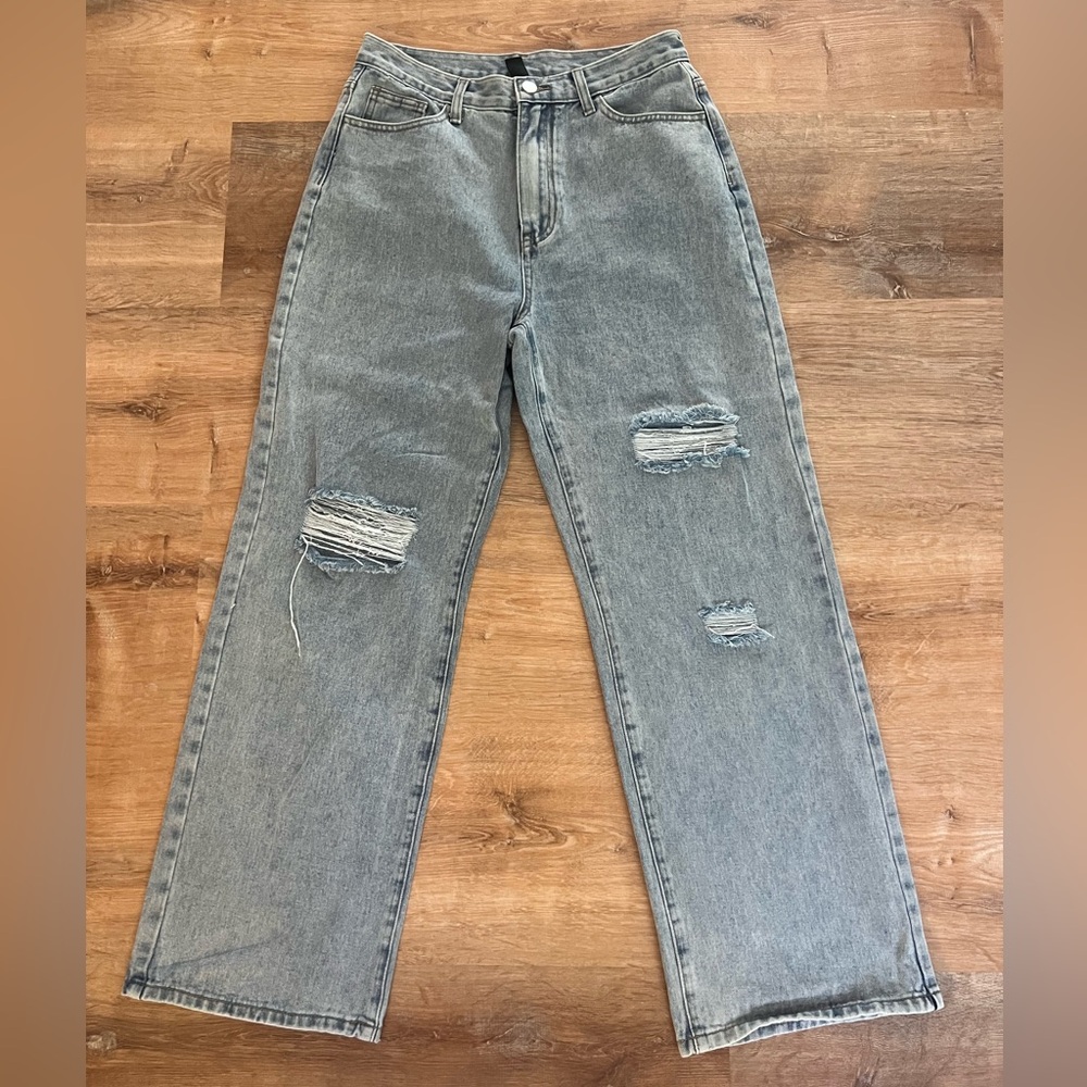 CIDER Denim Basic Ripped Jeans - Picture 2 of 6